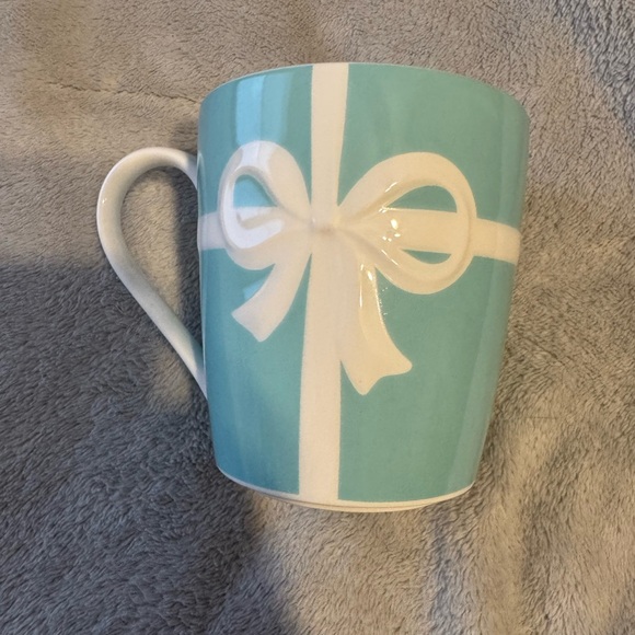Tiffany & Co. Other - Tiffany & Co. Blue and White Bow Ceramic Coffee Mug